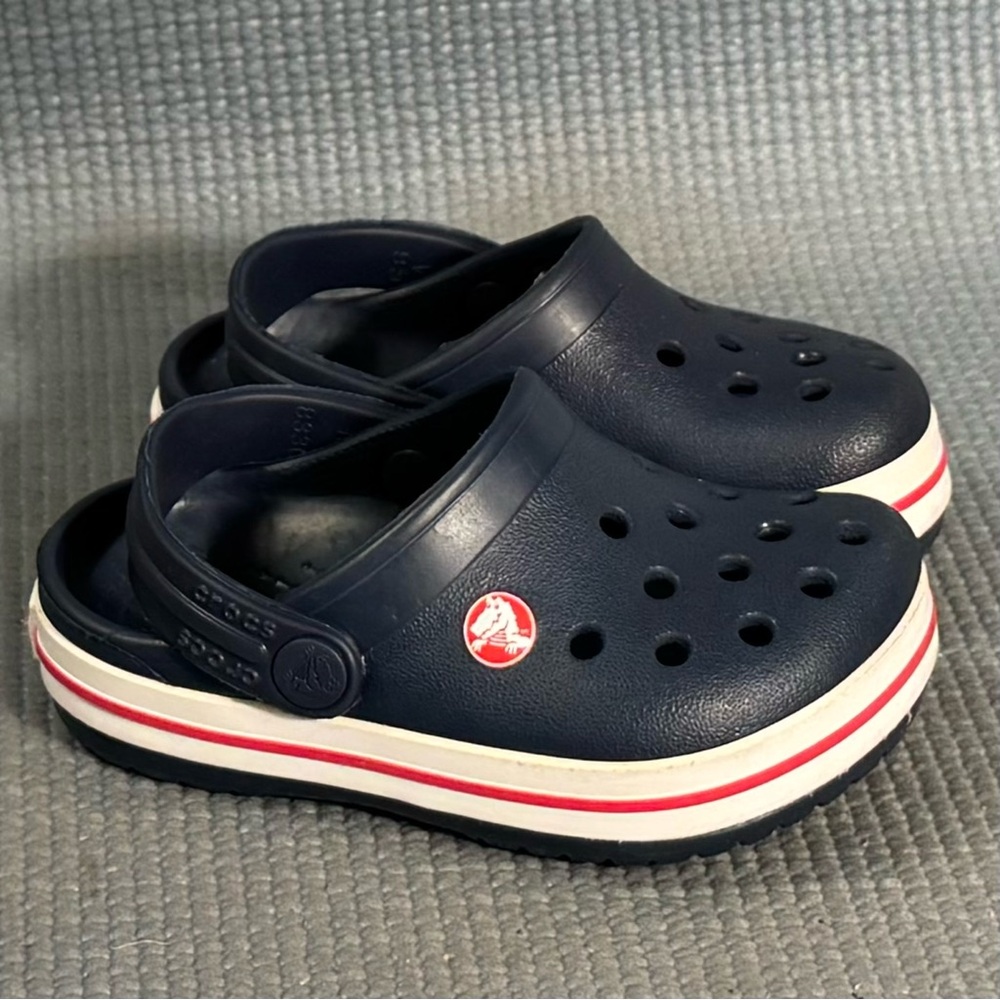 CROCS Kids Navy Blue Sandals